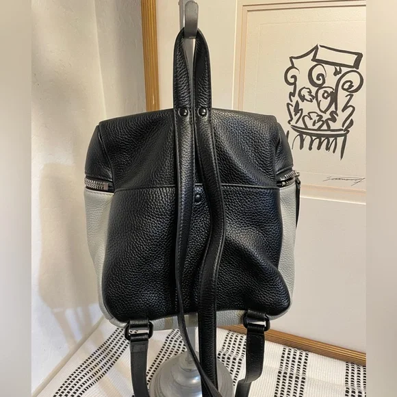 KARA Black and Gray Women's Backpack - Picture 3 of 13